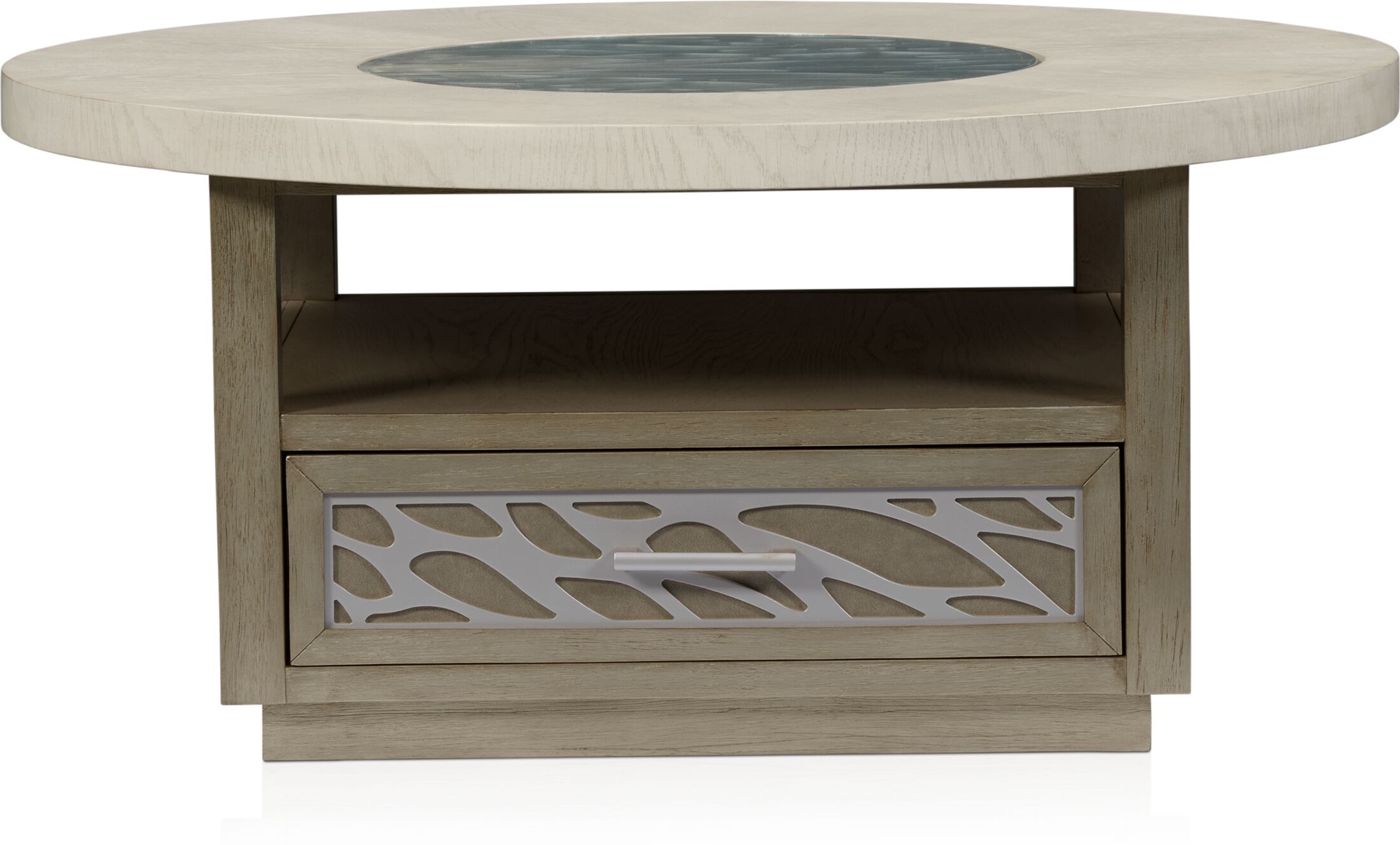 olivia round coffee table