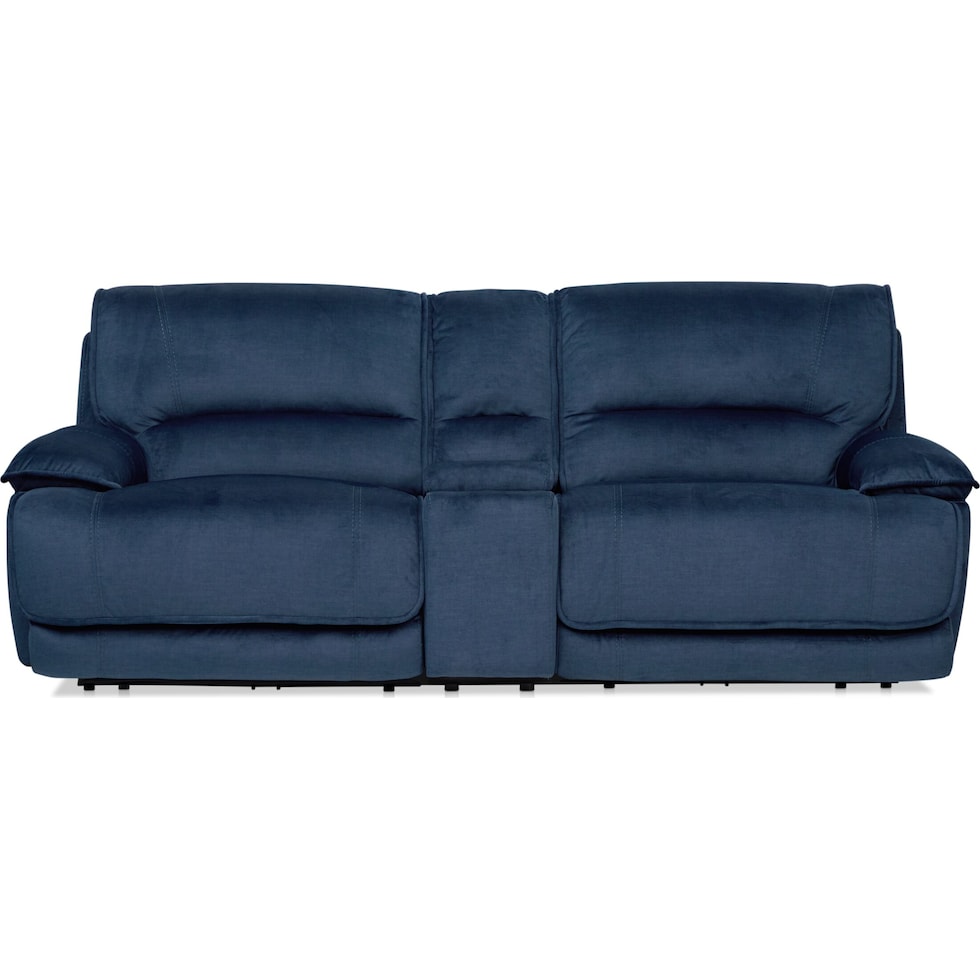 olsen indigo loveseat   