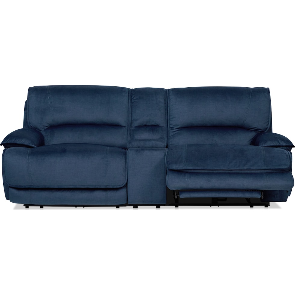 olsen indigo loveseat   