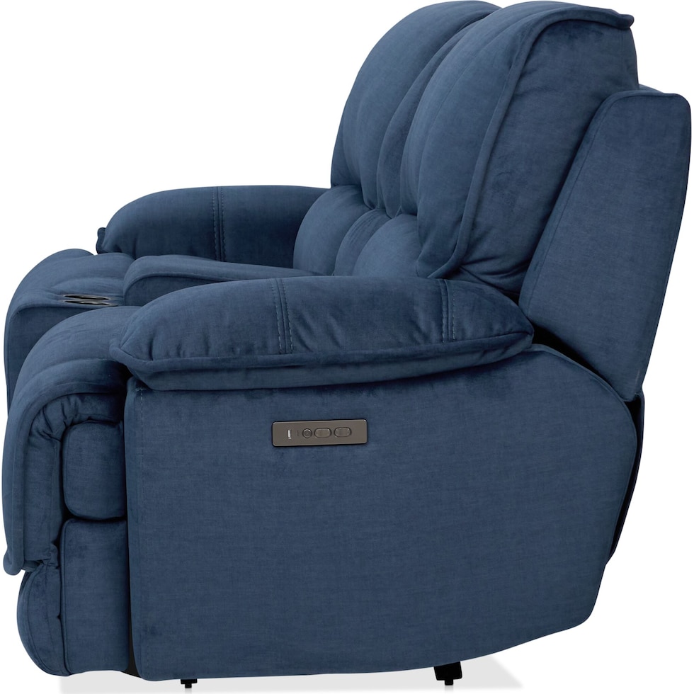 olsen indigo loveseat   