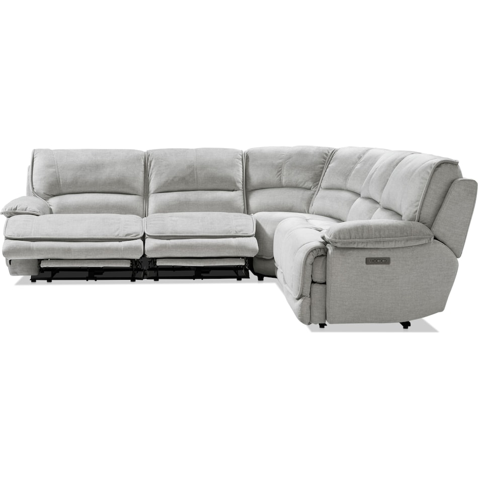 Olsen Dual Power Reclining Sectional American Signature Furniture