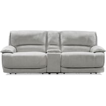 olsen silver loveseat   