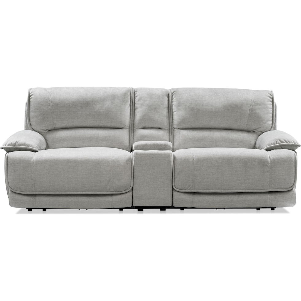 olsen silver loveseat   