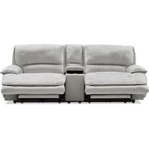 olsen silver loveseat   