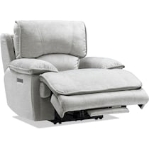 olsen silver power recliner   