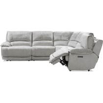 olsen silver sectional   