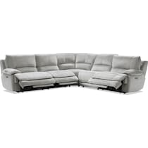 olsen silver sectional   