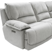 olsen silver sectional   