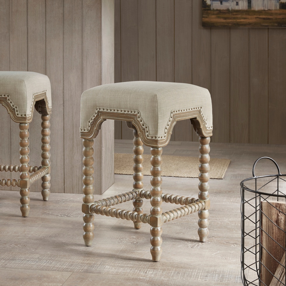 olympia gray counter height stool   