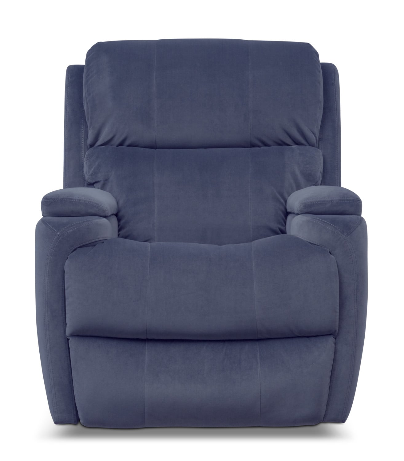 Omega Triple Power Recliner Blue American Signature Furniture