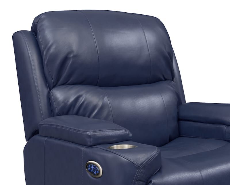 Omega TriplePower Leather Recliner American Signature Furniture
