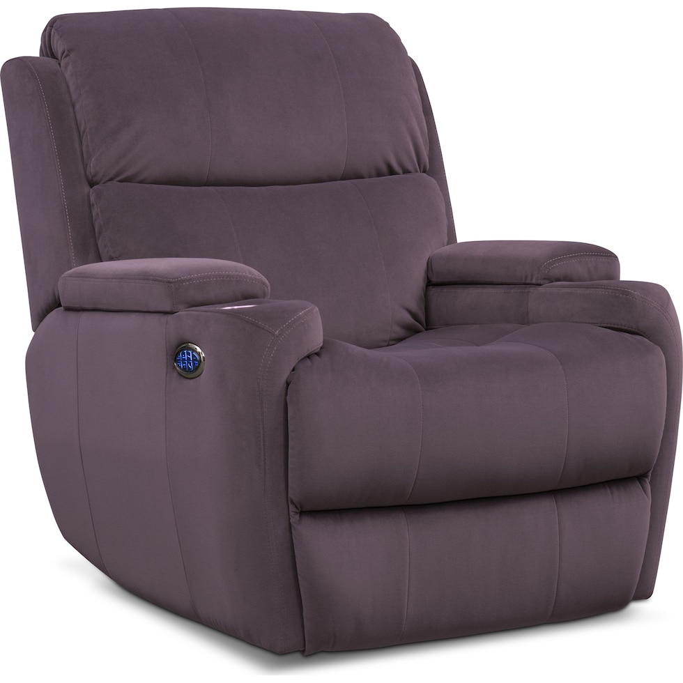 omega gray power recliner   