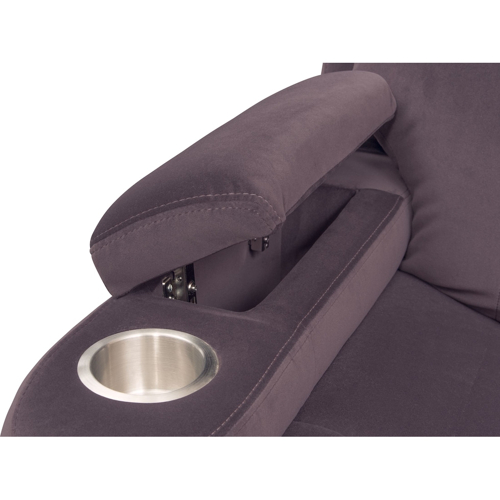 omega gray power recliner   