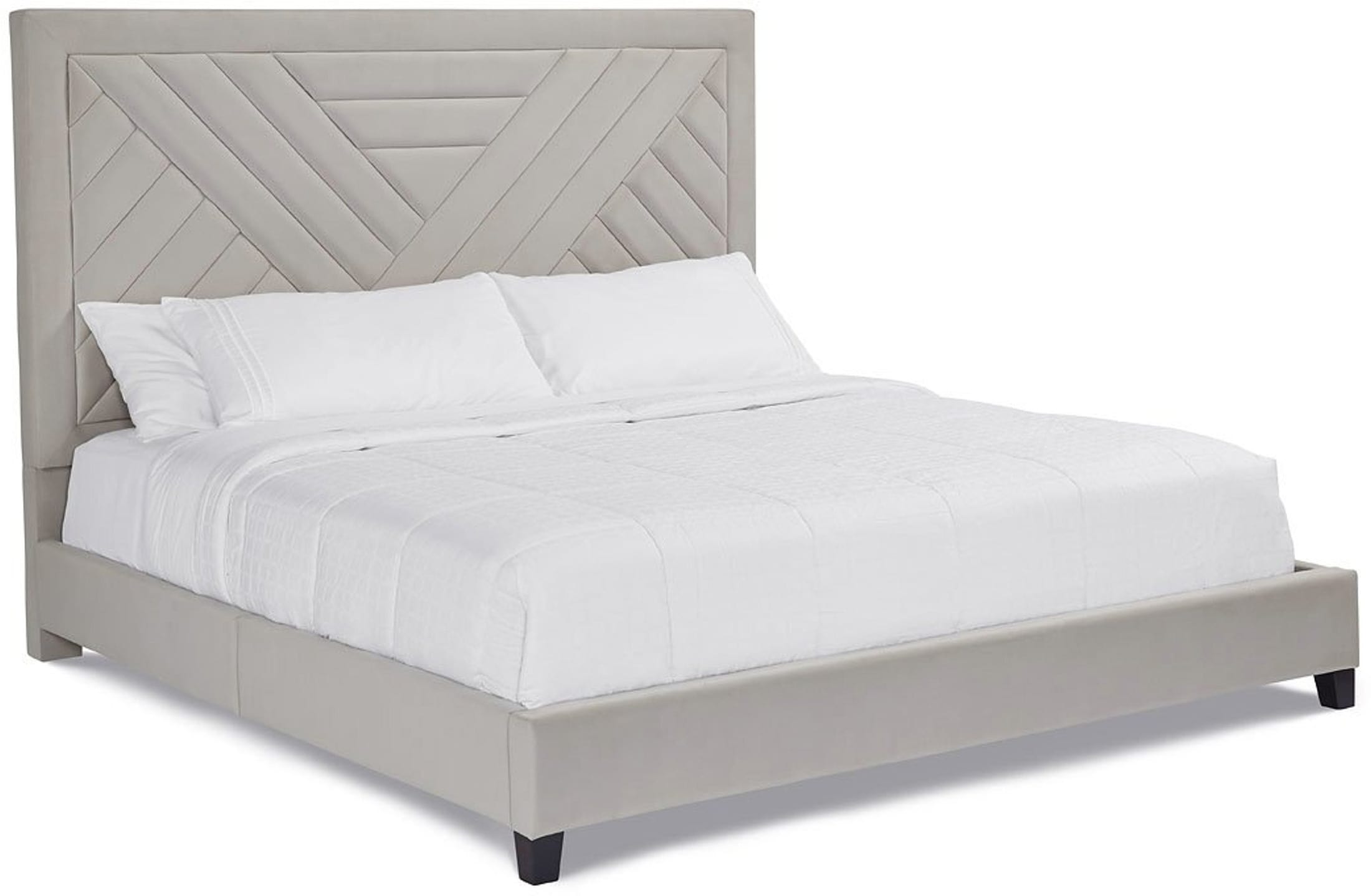 Omni Upholstered Queen Bed Dove American Signature Furniture