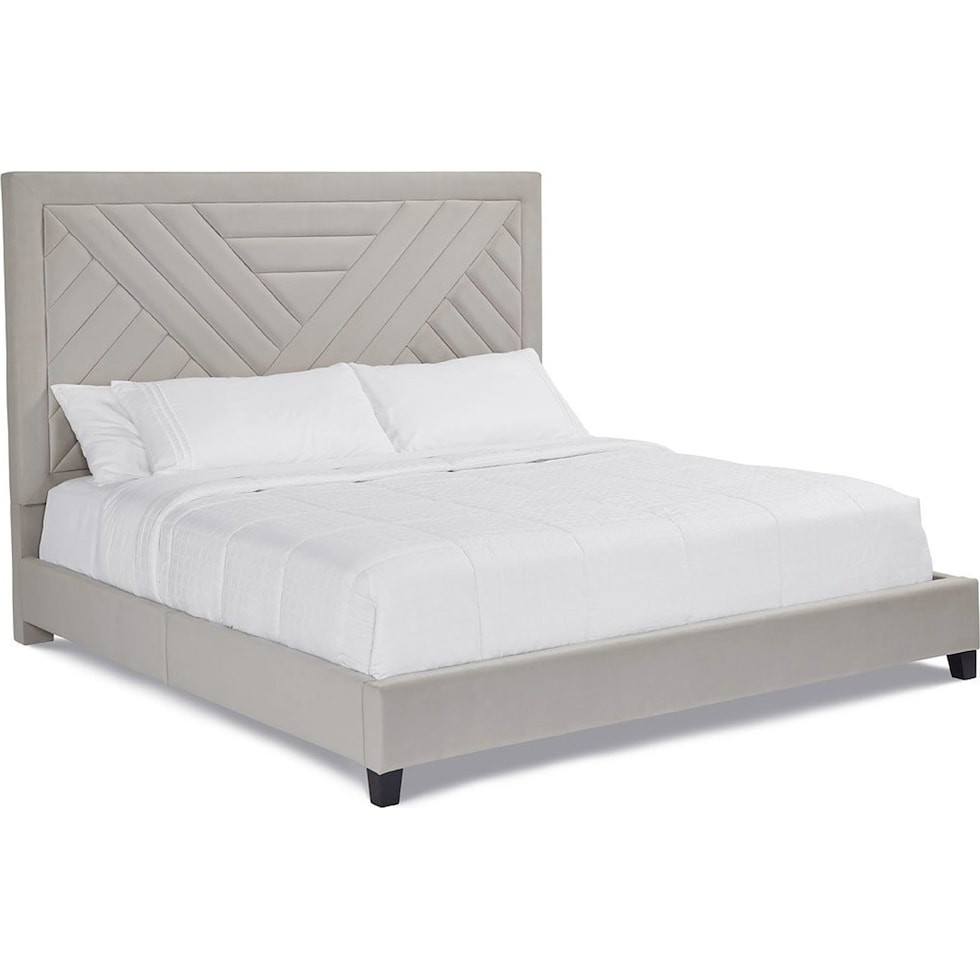 omni white queen bed   