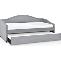 ophelia gray twin daybed with trundle   