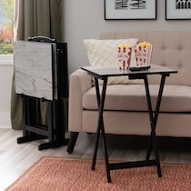 opie white tray table   