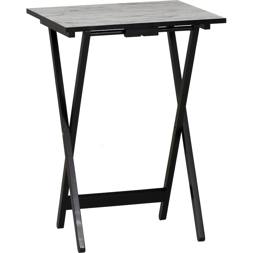 opie white tray table   