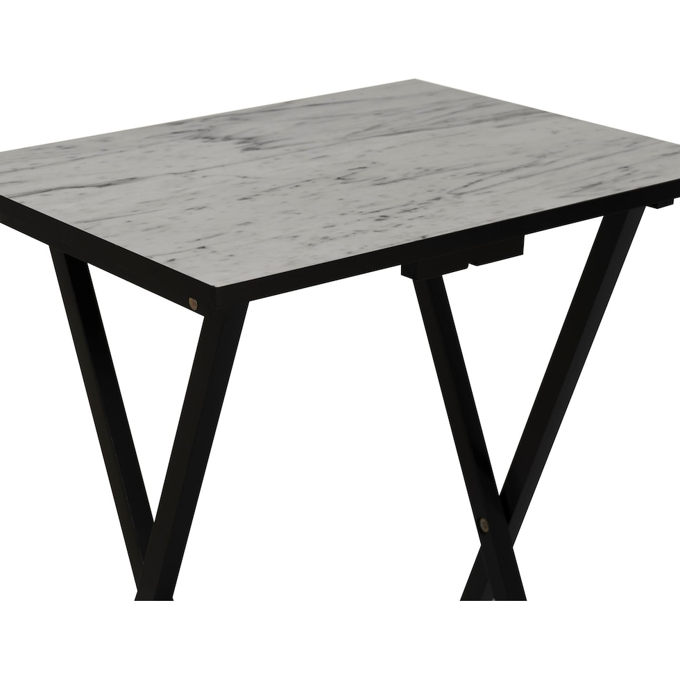 opie white tray table   