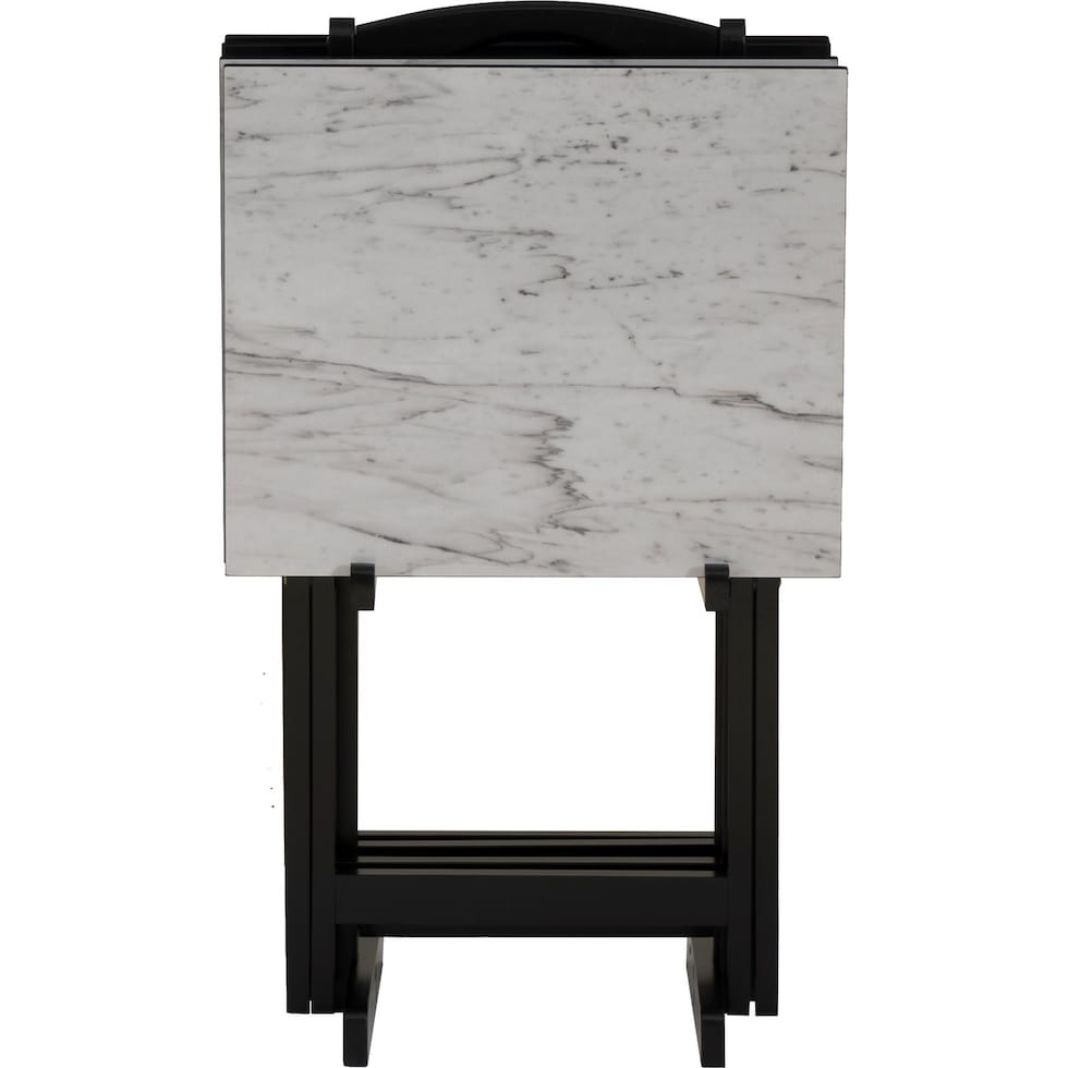 opie white tray table   