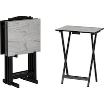 opie white tray table   