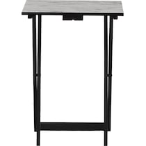 opie white tray table   