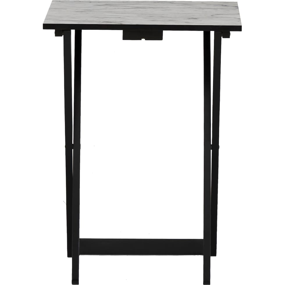 opie white tray table   