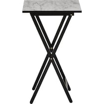 opie white tray table   