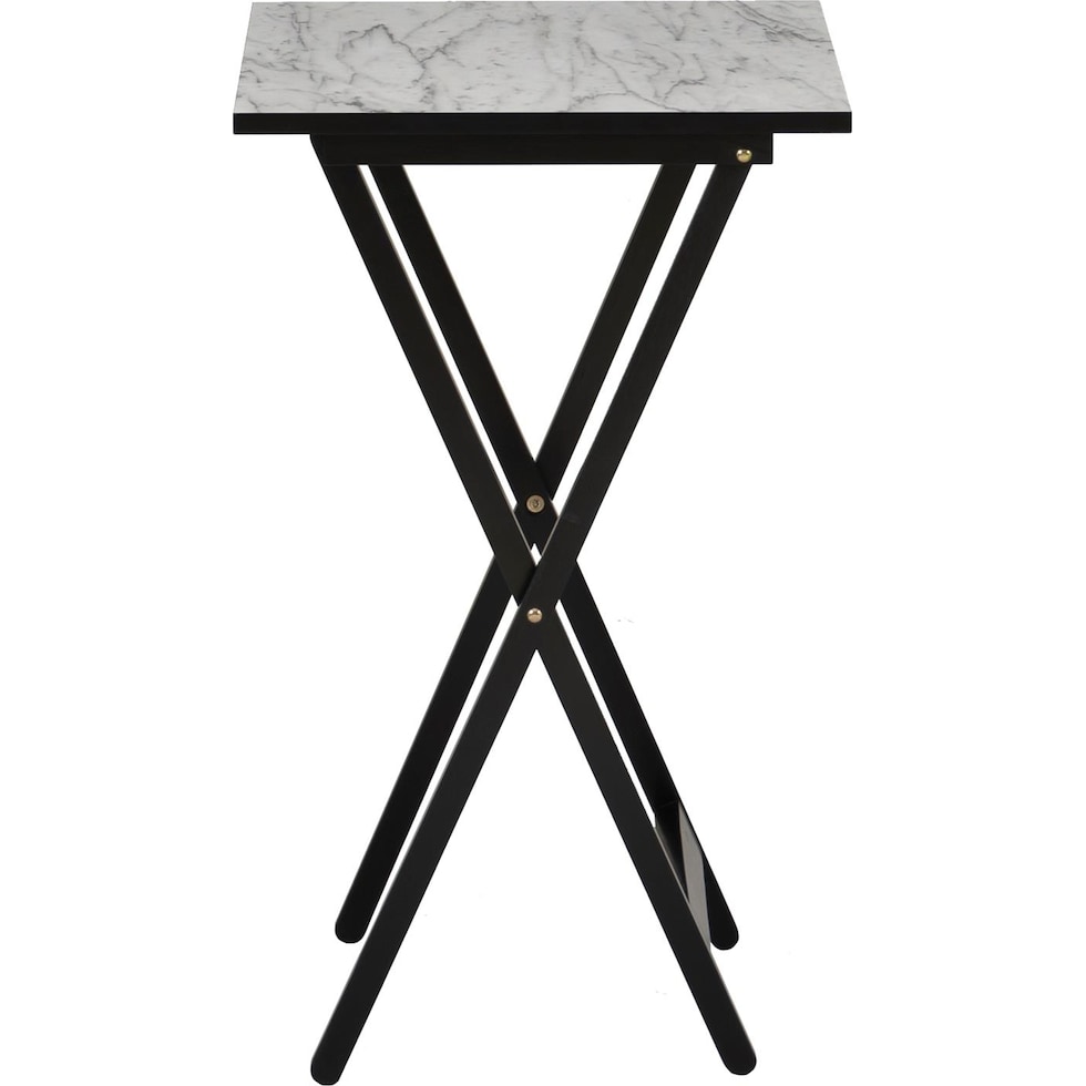 opie white tray table   