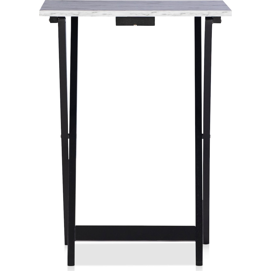 opie white tray table   