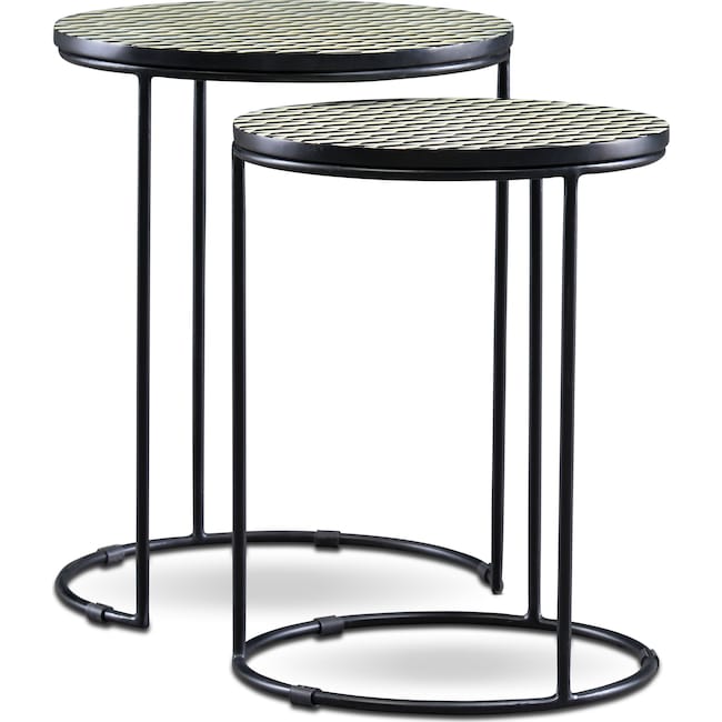 Accent and Occasional Furniture - Optic Nesting End Tables
