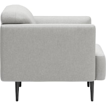 opus gray accent chair   