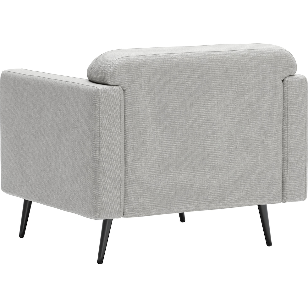 opus gray accent chair   