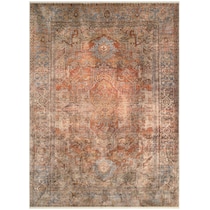 orange area rug  x    