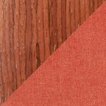 orange walnut swatch  