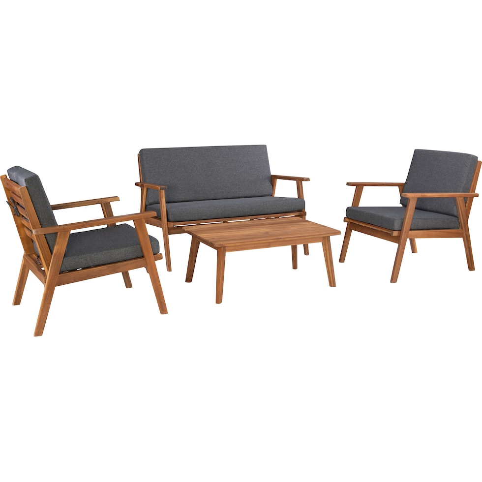 orcabessa gray outdoor chair set   