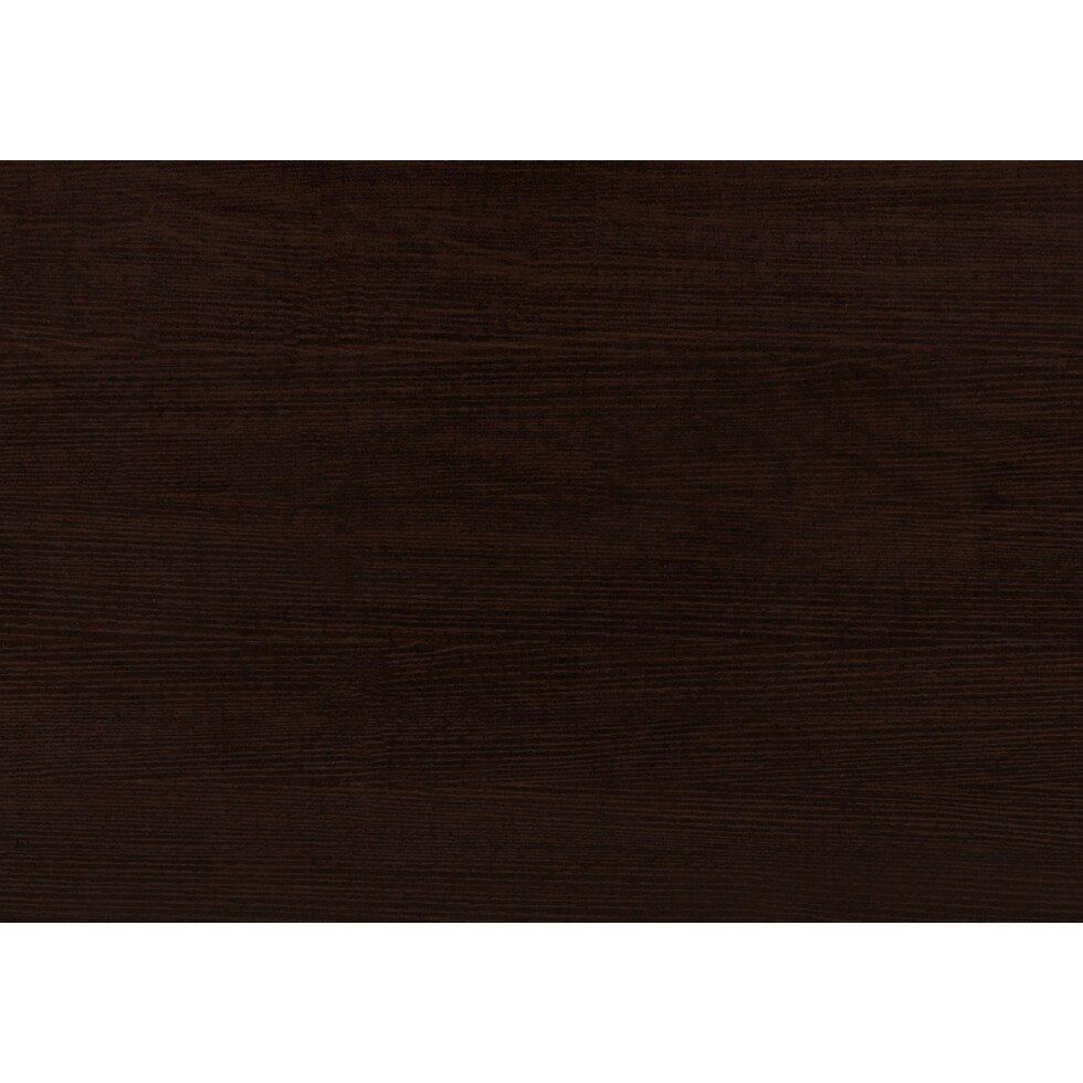 oren dark brown black dining table   