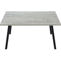 oren gray black dining table   