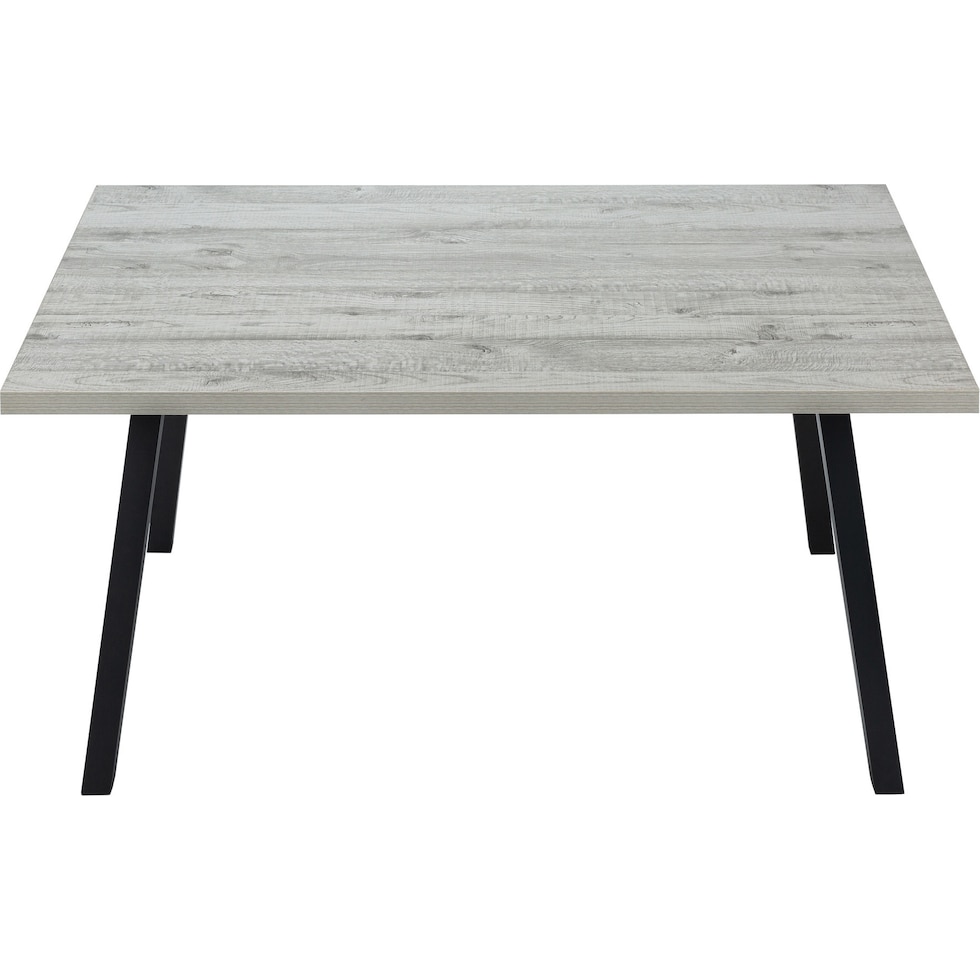 oren gray black dining table   