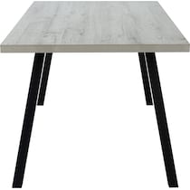 oren gray black dining table   