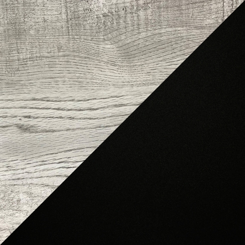 oren gray black dining table   