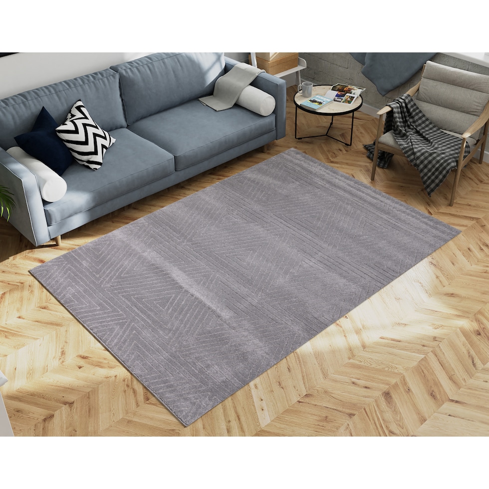 oriel gray area rug  x    