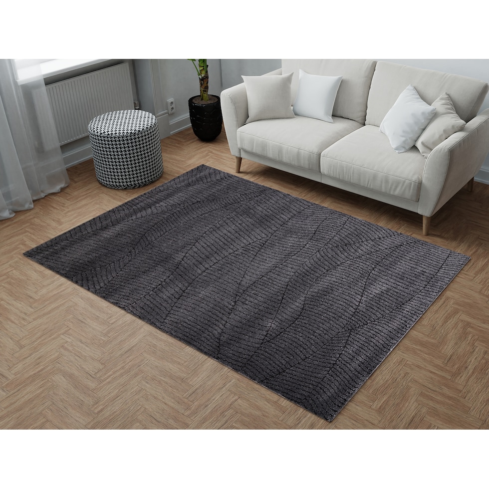 oriel gray area rug  x    