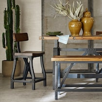 orinda dark brown counter height stool   