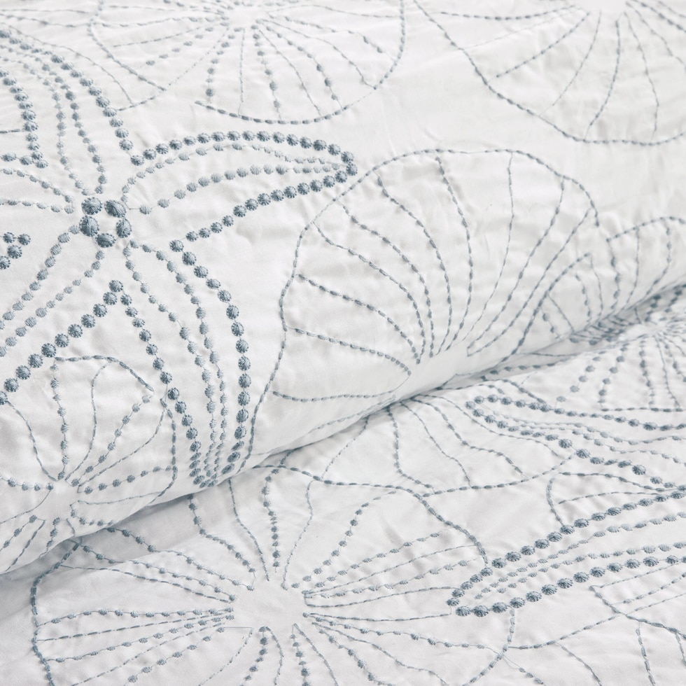 orla white full queen bedding set   