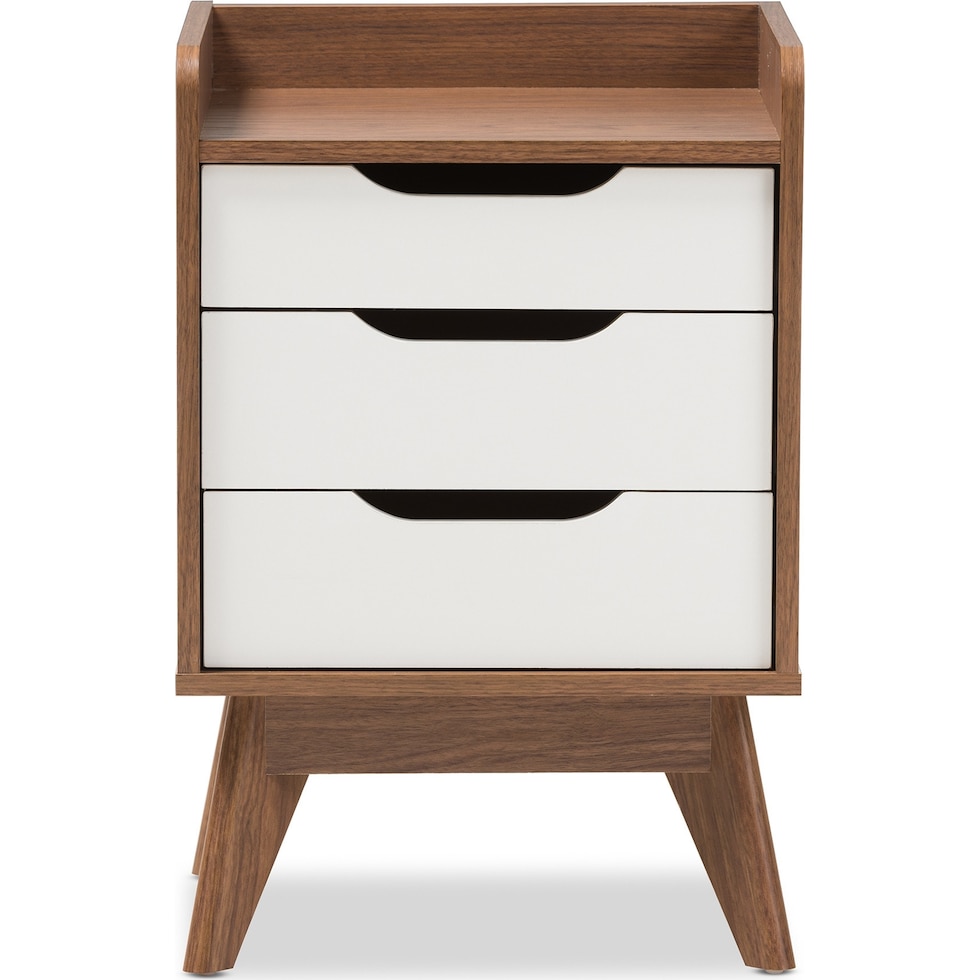 orlana dark brown nightstand   