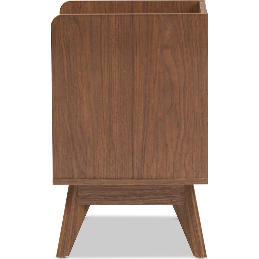 orlana dark brown nightstand   