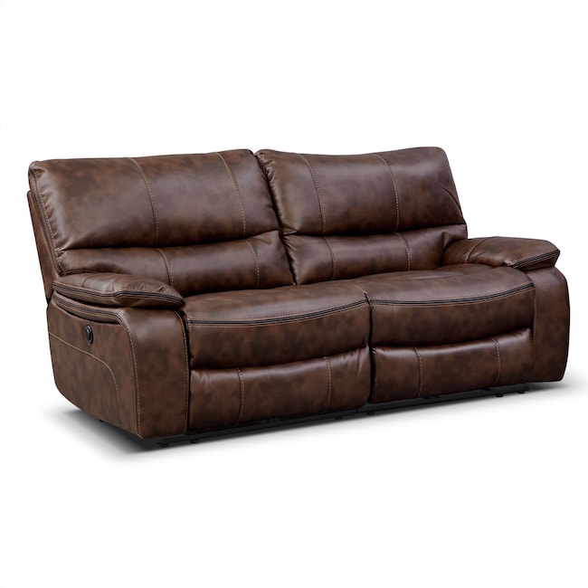Living Room Furniture - Orlando Power Reclining Sofa