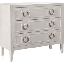 orleans white accent chest   