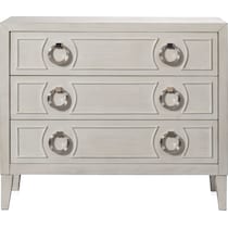 orleans white accent chest   